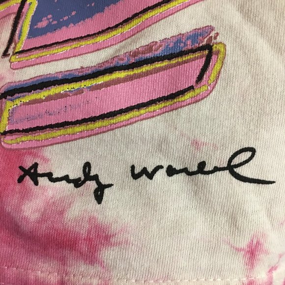 Andy Warhol Playboy Autographed T Shirt LARGE  TS1 Box  From 1986 - Picture 3 of 6